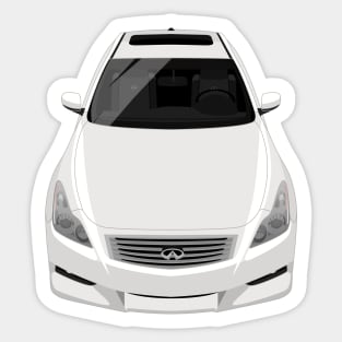 G37 Coupe 4th gen 2010-2015 - White Sticker